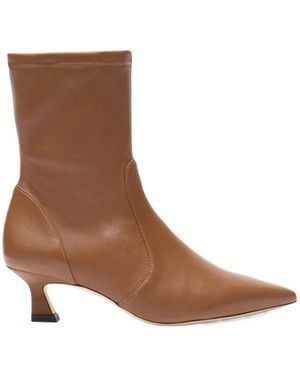 Stuart Weitzman Vinnie Bootie 50 - Brown