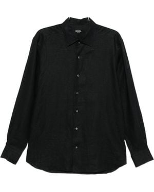 ZEGNA Buttoned Shirt - Black