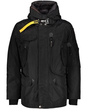 Parajumpers Hooded Multi-Pocket Down Jacket - Black