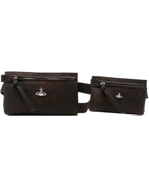 Vivienne Westwood Double Pouch Belt Bag - Black