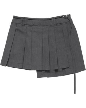Acne Studios Pleated Skirt - Gray