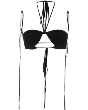 ANDREADAMO Strap-Up Top - Black