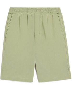 Ami Paris Logo Plaque Bermuda Shorts - Green