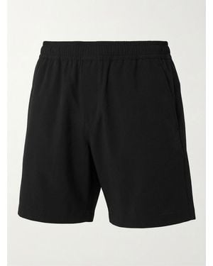 Gucci Logo-Appliqué Wool Shorts - Black