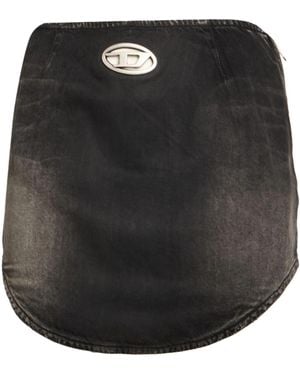 DIESEL Colorful Denim Pencil Skirt - Black