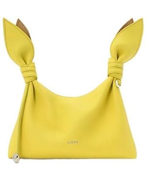 Loewe Knotted Detail Shoulder Bag - Yellow