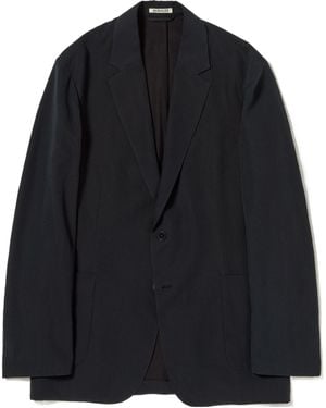 AURALEE Cotton-Wool Blazer - Black