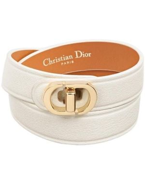 Dior 30 Montaigne Two-Handed Chain - White
