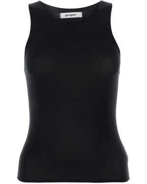 GIMAGUAS Galu Stretch Sleeveless Tank Top - Black