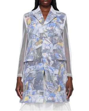 Comme des Garçons Layered Jacket - Blue