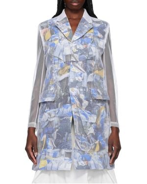 Comme des Garçons Layered Jacket - Blue