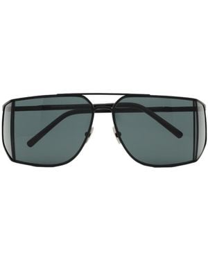 Saint Laurent Eyewear Sl 750 Aviator Sunglasses - Green