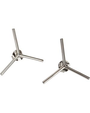 Y. Project Y Shaped Earrings - Metallic
