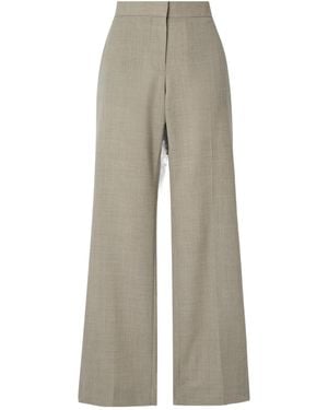 The Row Baer Wool Trousers - Grey