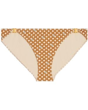 Celine Triomphe Swimsuit Bottom - White