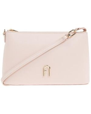 Furla Leather Shoulder Bag - Pink