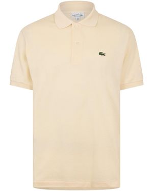 Lacoste Short Sleeve Polo Shirt - Natural
