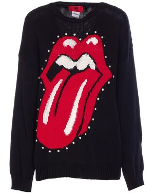 Aniye By Graphic Knit Jumper - Black