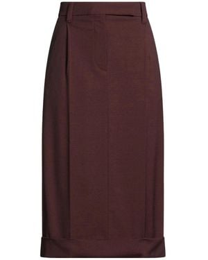 Brunello Cucinelli Midi Skirts - Purple