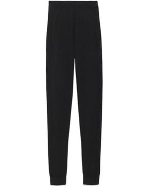 Saint Laurent High Waist Leggings - Black