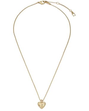 COACH Pendant Necklace - Metallic