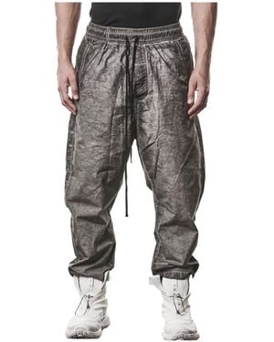 Thom Krom Elasticated Casual Trousers - Grey