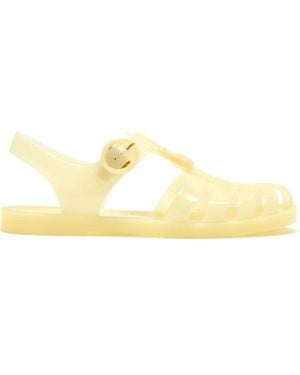 Gucci Sandal With Double G - Yellow