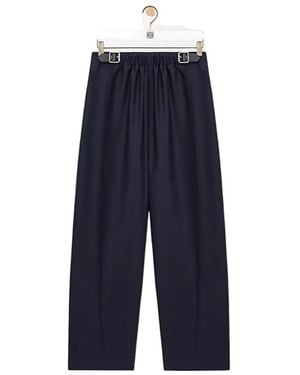 Loewe Belted Trousers - Blue