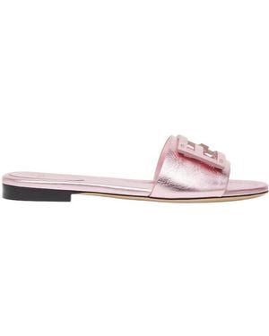 Fendi Baguette Sandals - Pink