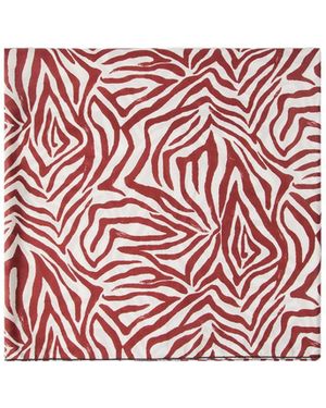 Brunello Cucinelli Pattern-Printed Midi Skirt - Red