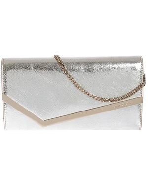 Jimmy Choo Emmie Clutch Bag - Grey