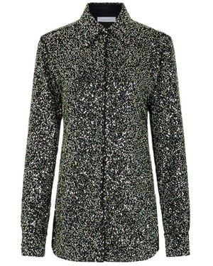 Rabanne Rabanne Embellished Long-Sleeved Shirt - Black