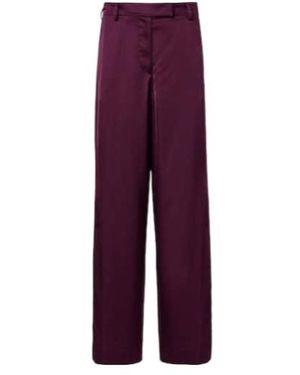 Dries Van Noten Wide-Leg Trousers - Purple