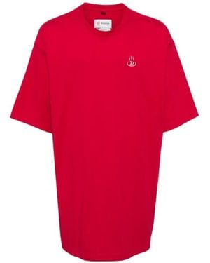 Doublet Onsen Noren Crew Neck T-Shirt - Red