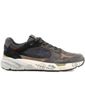 Premiata Lace-Up Sneakers - Black