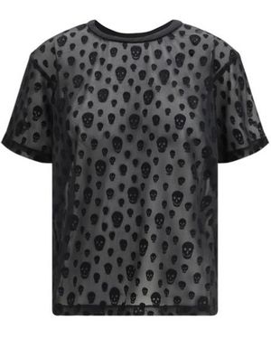 McQueen Skull T-Shirt - Grey