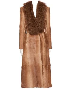 Valentino Long-Sleeved Coat - Brown