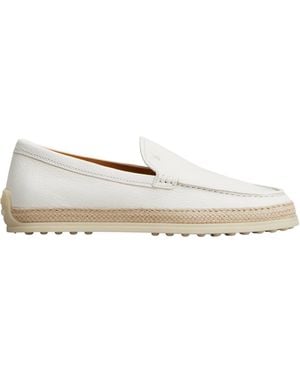 Tod's Slipper Loafers - White