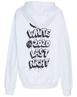 Off-White c/o Virgil Abloh Logo Printed Jumper - White