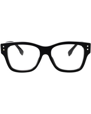 Fendi Geometric Non-Prescription Glasses - White