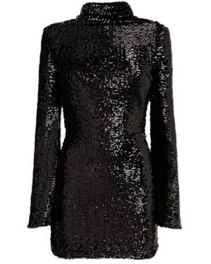 GIUSEPPE DI MORABITO Sequined Long-Sleeved Dress - Black