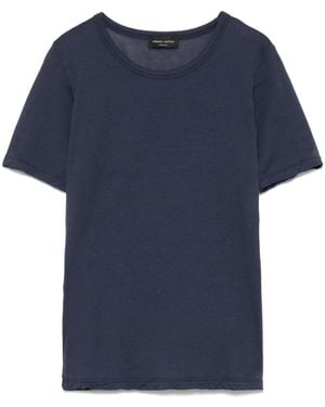 Roberto Collina Round-Neck T-Shirt - Blue