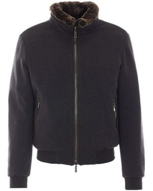Moorer Long-Sleeve Jacket - Blue