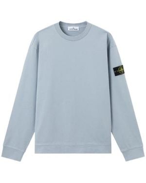 Stone Island Regular Fit Crewneck Sweatshirt - Blue