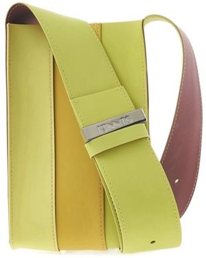 Sunnei Rectangular Shoulder Bag - Yellow
