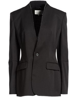 MM6 by Maison Margiela Slim-Fit Single-Breasted Blazer - Black
