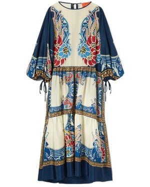 La DoubleJ La Doublej Lemuria Voluminous Maxi Dress - Blue