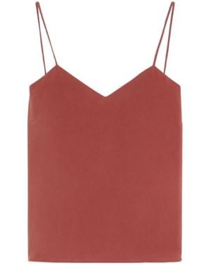 Max Mara Silk Tank Top - Red