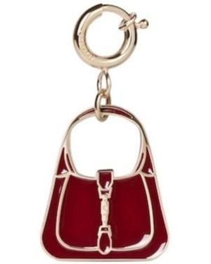 Gucci Jackie-Shaped Bag Charm - Red