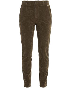 Gucci Stretch Velvet Leggings - Green